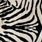 Homeroots 5.25 x 7.5 in. Cowhide Rug and Throw - Zebra Black White 317167 - alternate 4